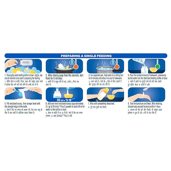 Similac Infant Plus Stage 2 Follow-Up Formula – 400g Tin (6–12 Months), with HMO, Supports Immunity & Brain Development