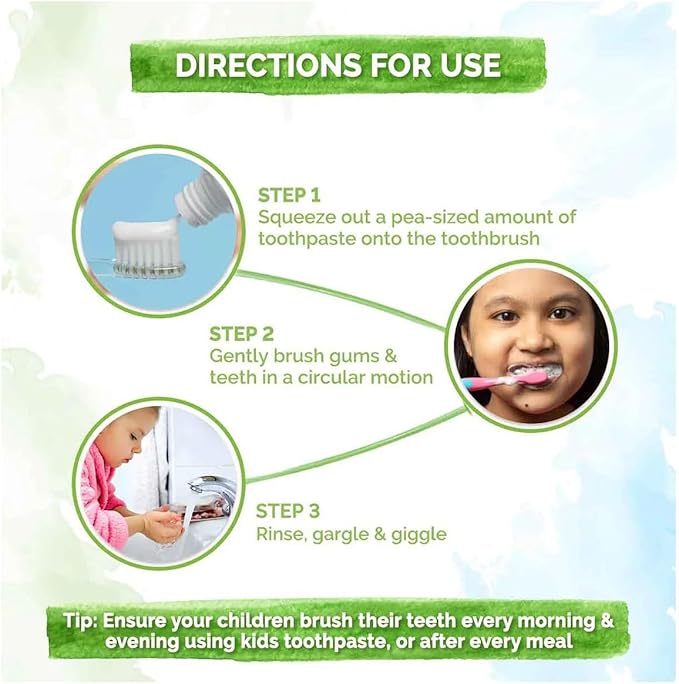 Mamaearth Kids Berry Blast Toothpaste: Natural, Fluoride-Free Formula with Xylitol, Aloe Vera & Stevia for Healthy Teeth and Gums – Gentle, Safe & Chemical-Free