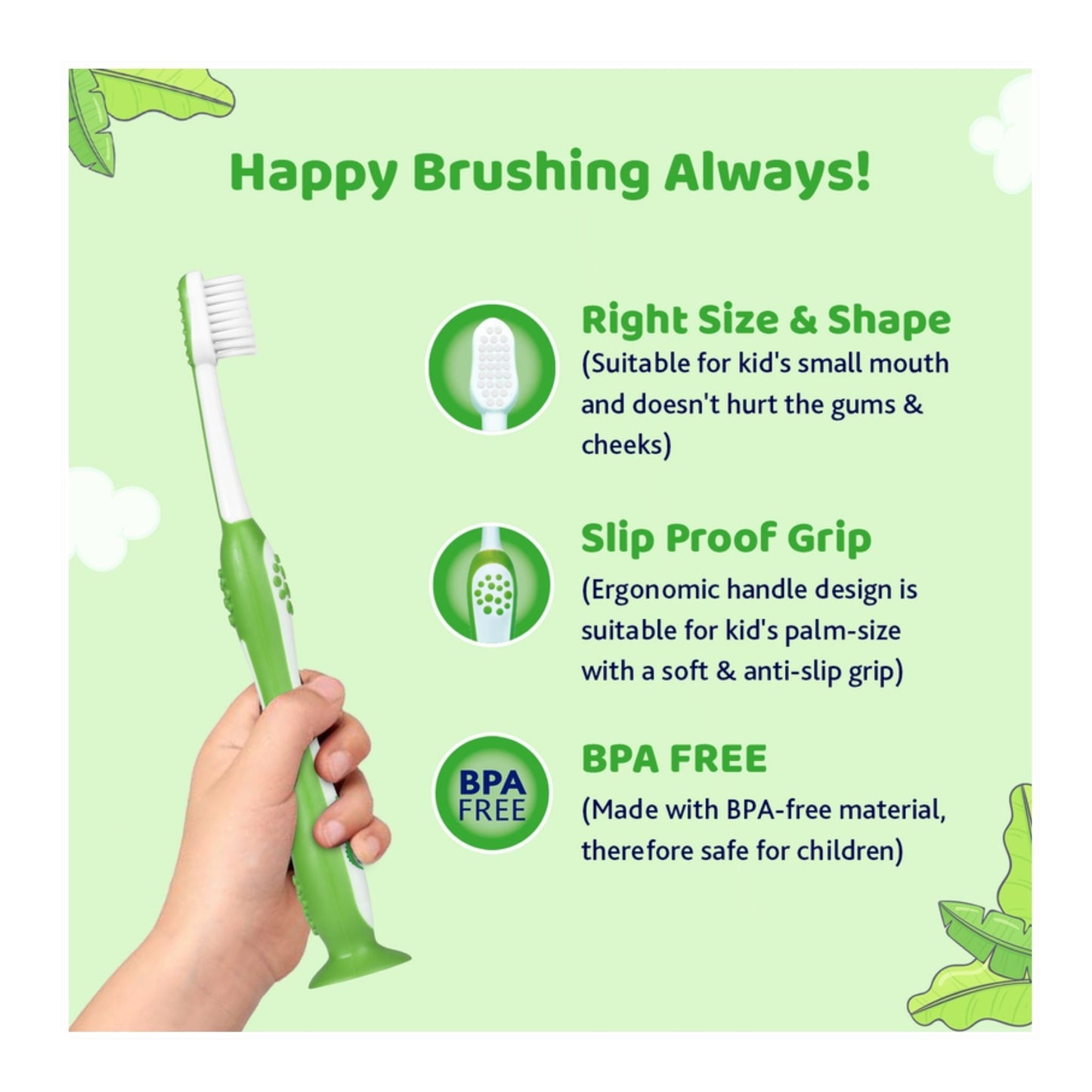 Chicco TOOTHBRUSH GREEN 149RS