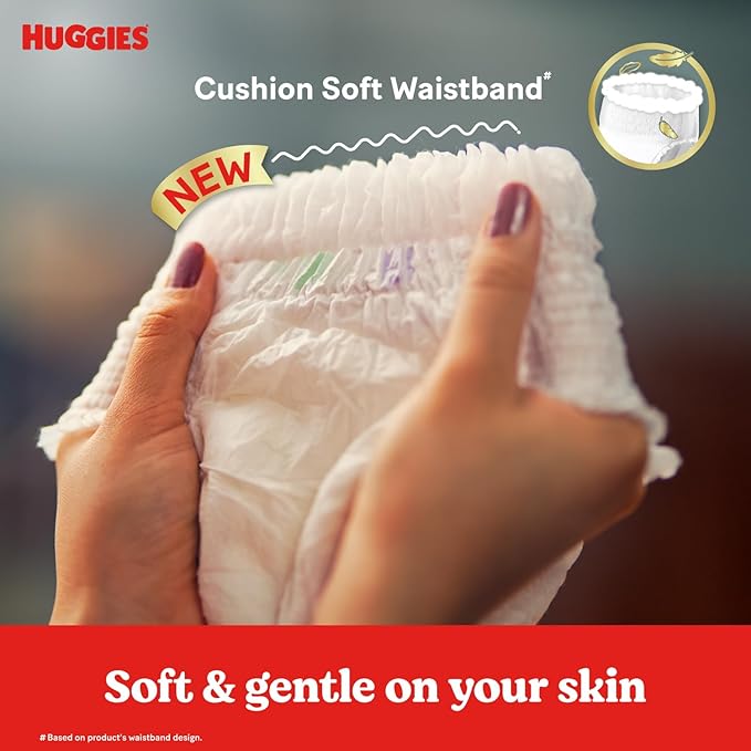 Huggies Complete Comfort Wonder Pants, Medium (M), 76 Count, India’s Fastest Absorbing Diaper, 7–12kg, Pant Style,