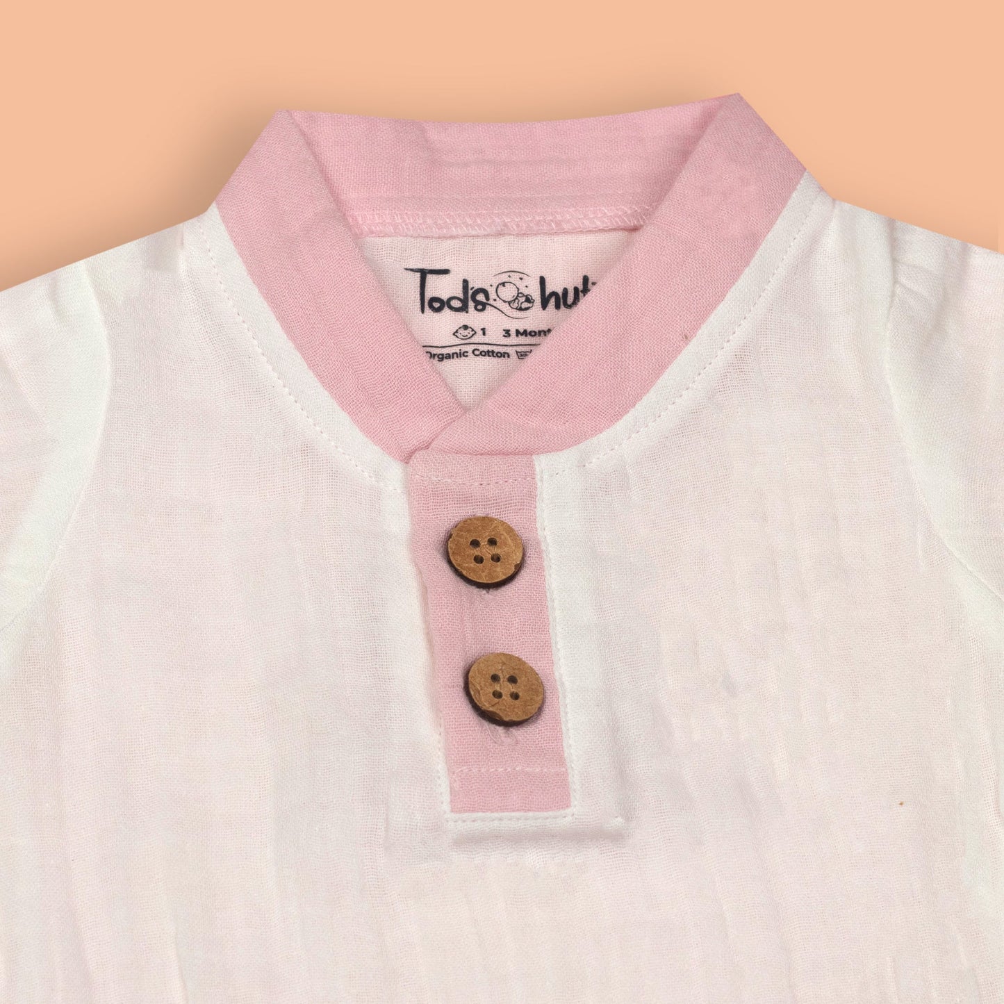 Pink Muslin Comfort Set by Tod’s Hut – Cute T-Shirt and Shorts Duo, Tailored for Bengaluru’s Sunny Seasons