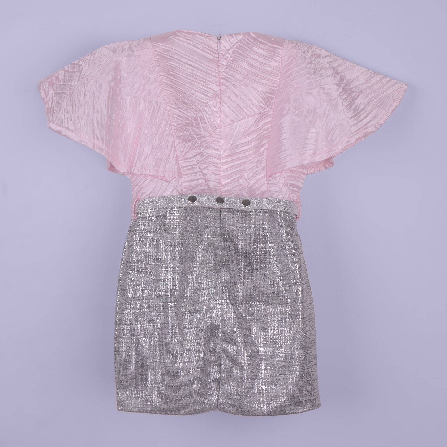 Pretty in Pink – Girls’ Party Dress with Belt and Handbag