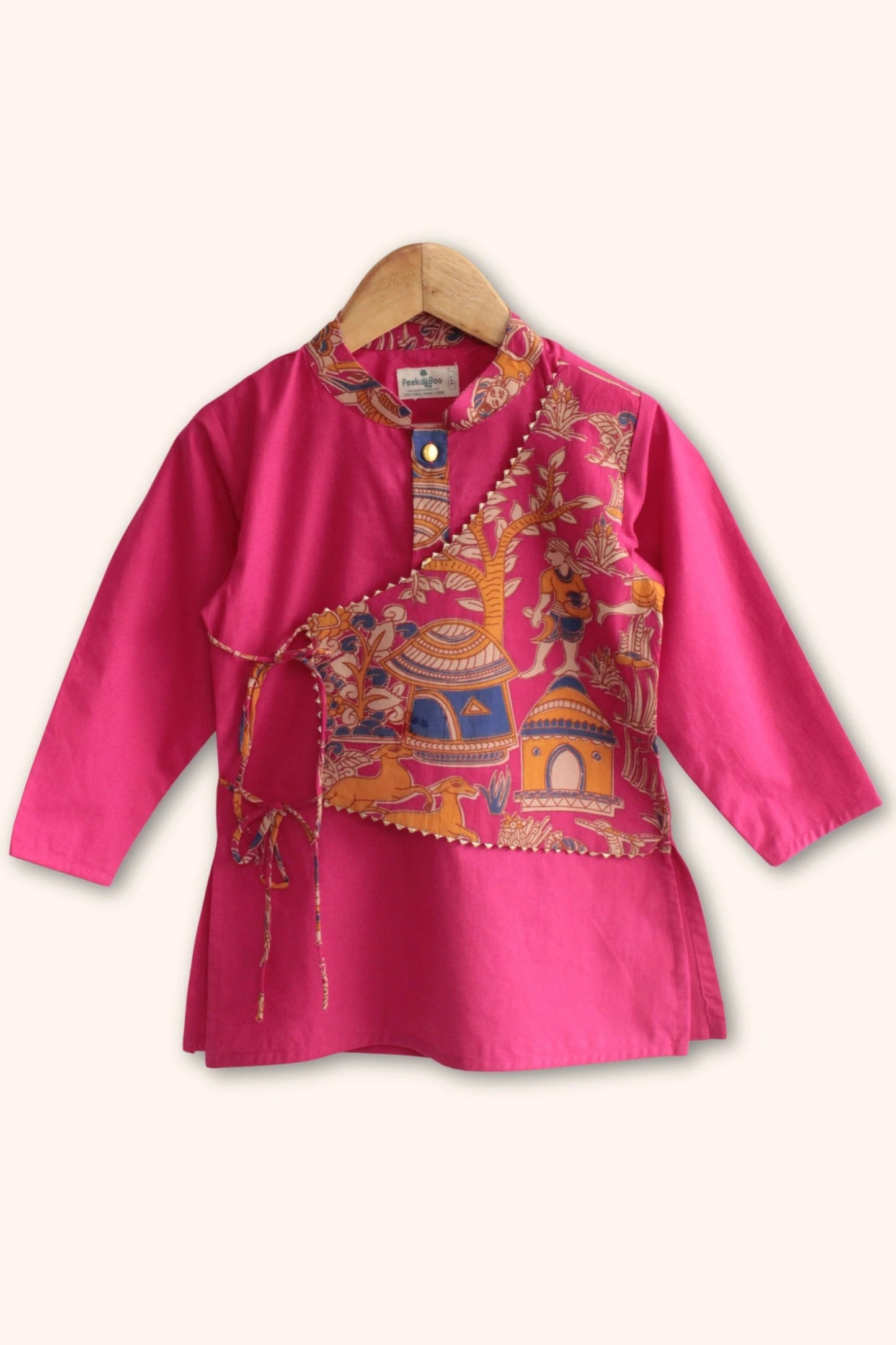 Party in Pink: Peekaaboo Boys' Kurta & Dhoti Pant for Festive Fun
