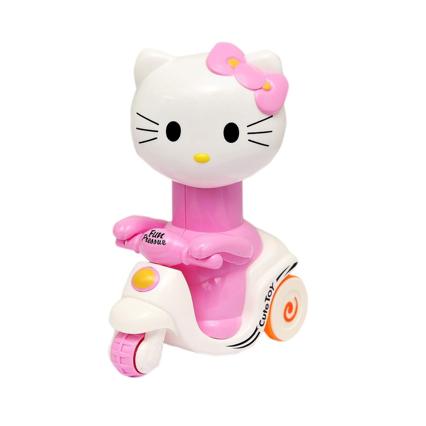 FUN PRESSURE CAR DM HK GT – Hello Kitty Push & Go Scooter Toy for Kids | Adorable Friction-Powered Fun for Toddlers & Preschoolers