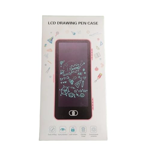 LCD Writing Tablet 8.5" – Digital Drawing Board with Stylus – Pink