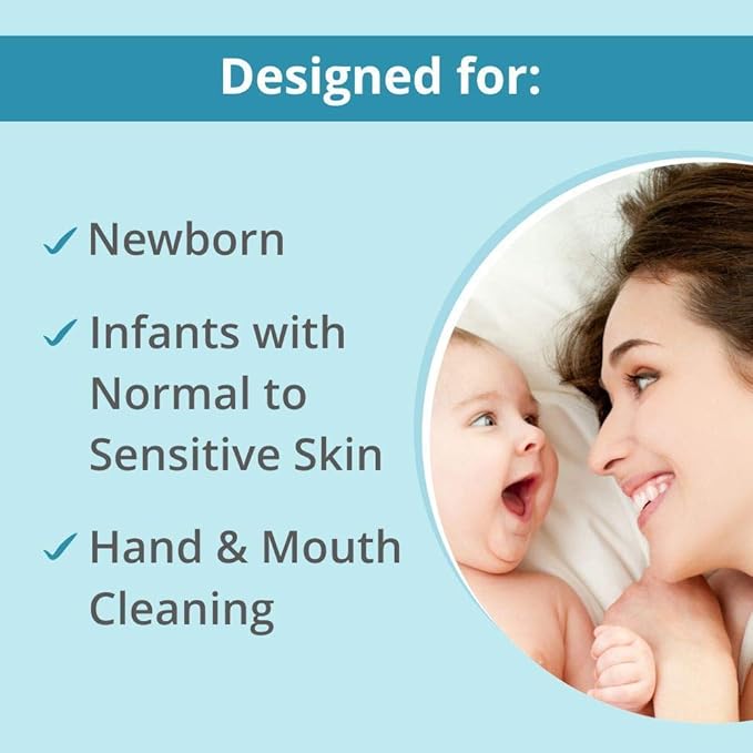 Mother Sparsh 99% Pure Water Baby Wipes, Unscented, Super Thick Fabric, 72 pcs