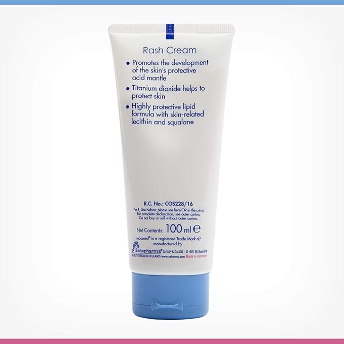 Sebamed Baby Rash Cream, pH 5.5, For Diaper Rashes, Faster Healing, 100ml