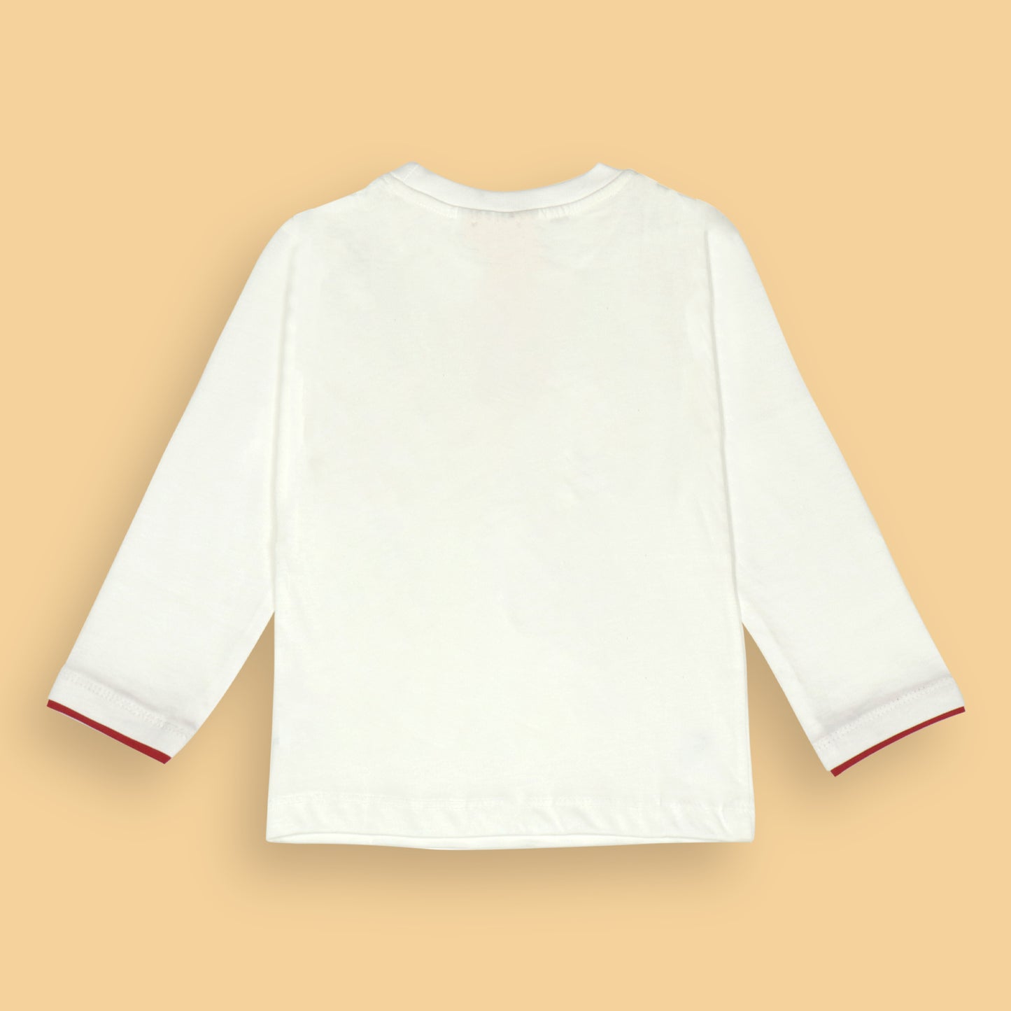 Ollypop Unisex White 'RUN MICKEY' Cartoon Print Full Sleeve T-Shirt