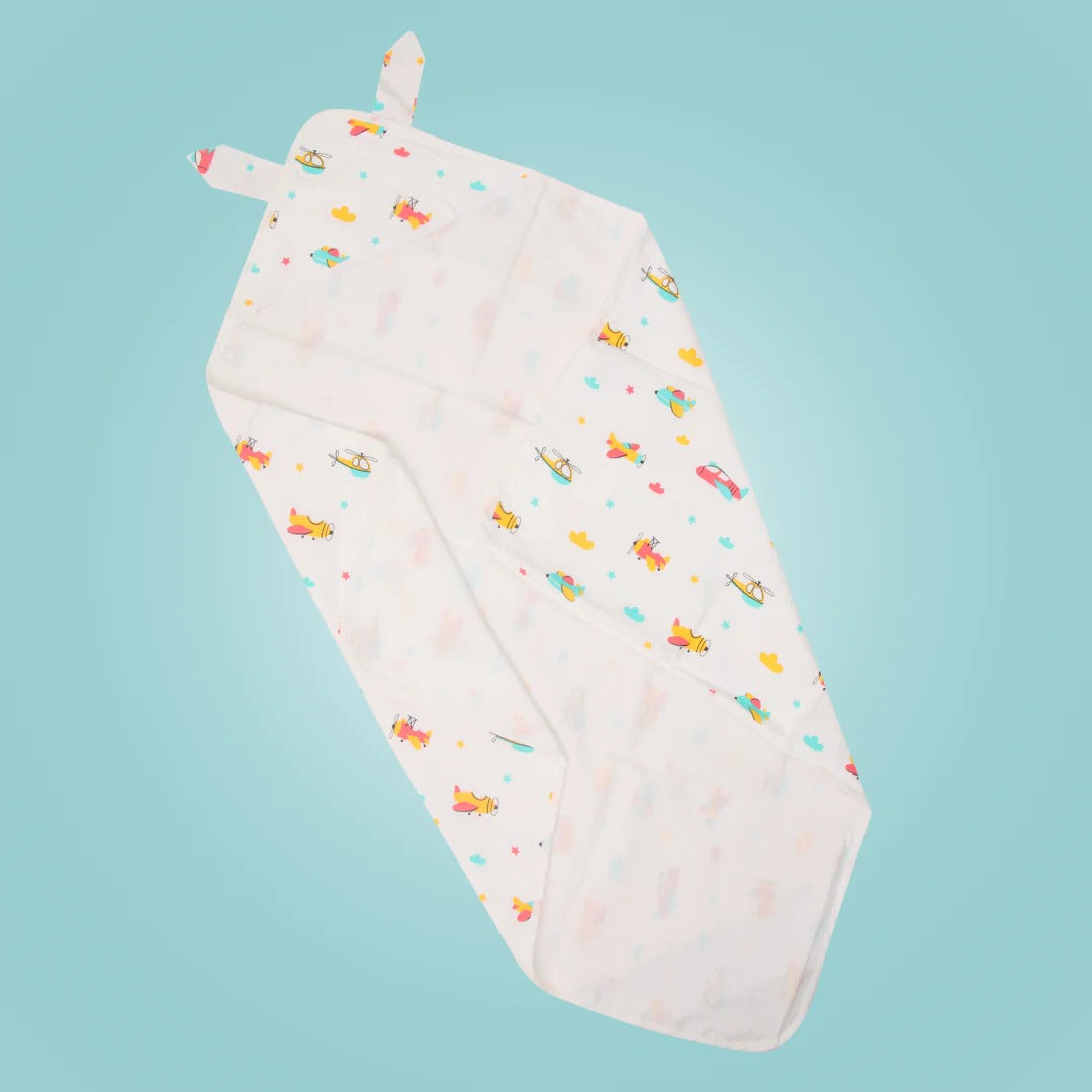 Essential Muslin Hooded Bath Towel