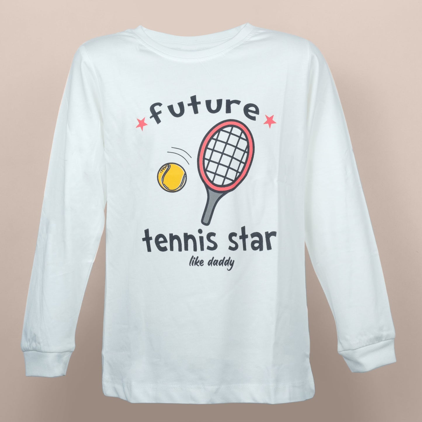 Game Set Match Tee – Ollypop Boys’ “Future Tennis Star” Printed T-Shirt