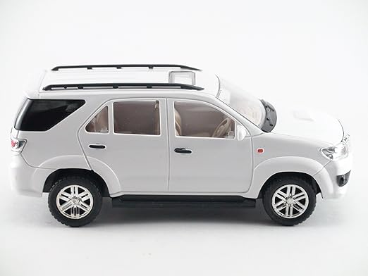 Centy Toys Plastic Fortuner Model Car Pack Of 1 White KidAdultToddler