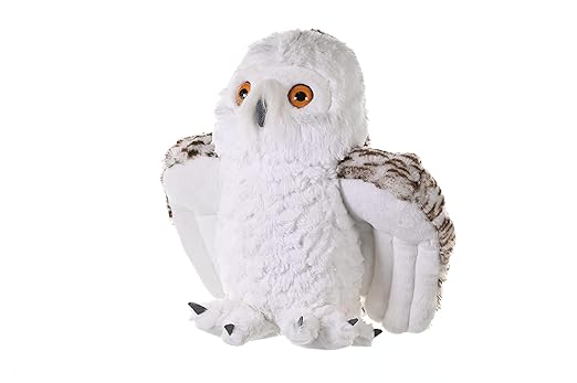 Wild Republic Snowy Owl Plush – Soft Stuffed Animal Toy Gift for Kids