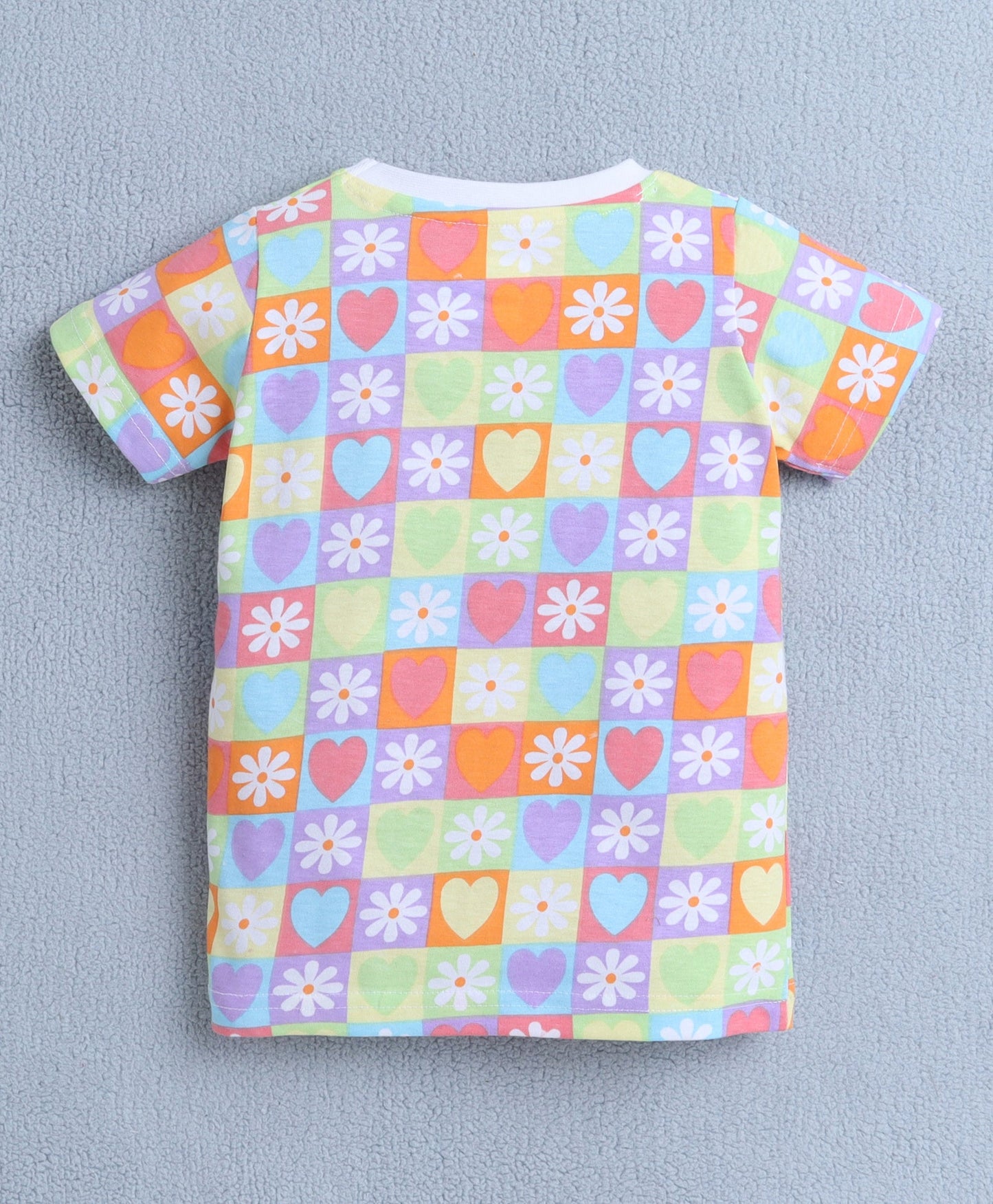 Bumzee “Cute Rabbit” Cotton Tee Set – Girls’ Multi-Color T-Shirts (Pack of 2)
