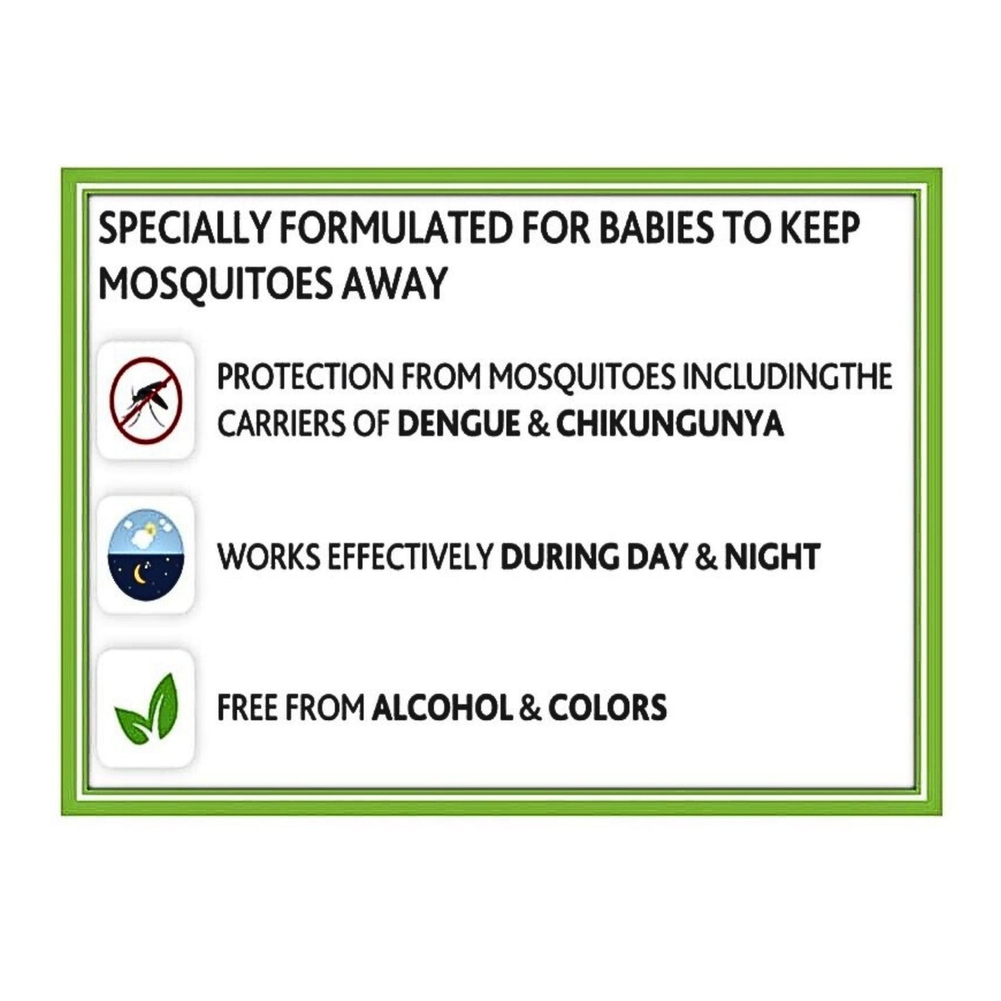 Chicco Anti-Mosquito Spray for Babies 100ml – Natural Protection, DEET-Free, Alcohol-Free, Dermatologically Tested