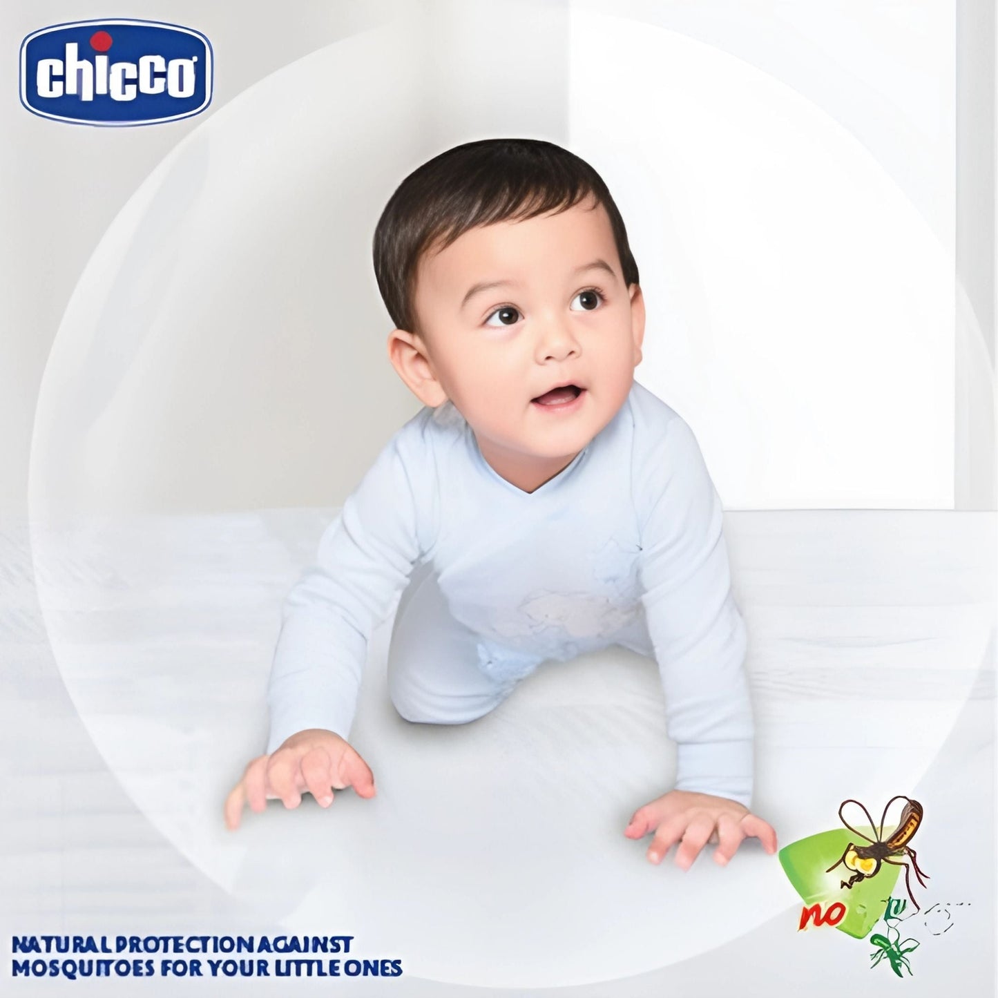 Chicco Anti-Mosquito Gel for Babies 50ml – Natural Protection, DEET-Free, Alcohol-Free, Dermatologically Tested