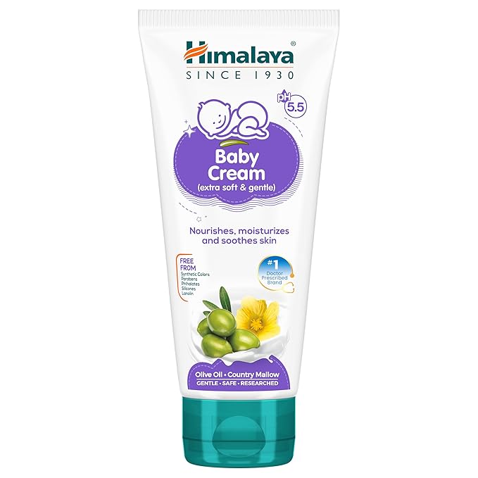 Himalaya Baby Cream, Face Moisturizer & Day Cream, For Dry Skin, 200ml