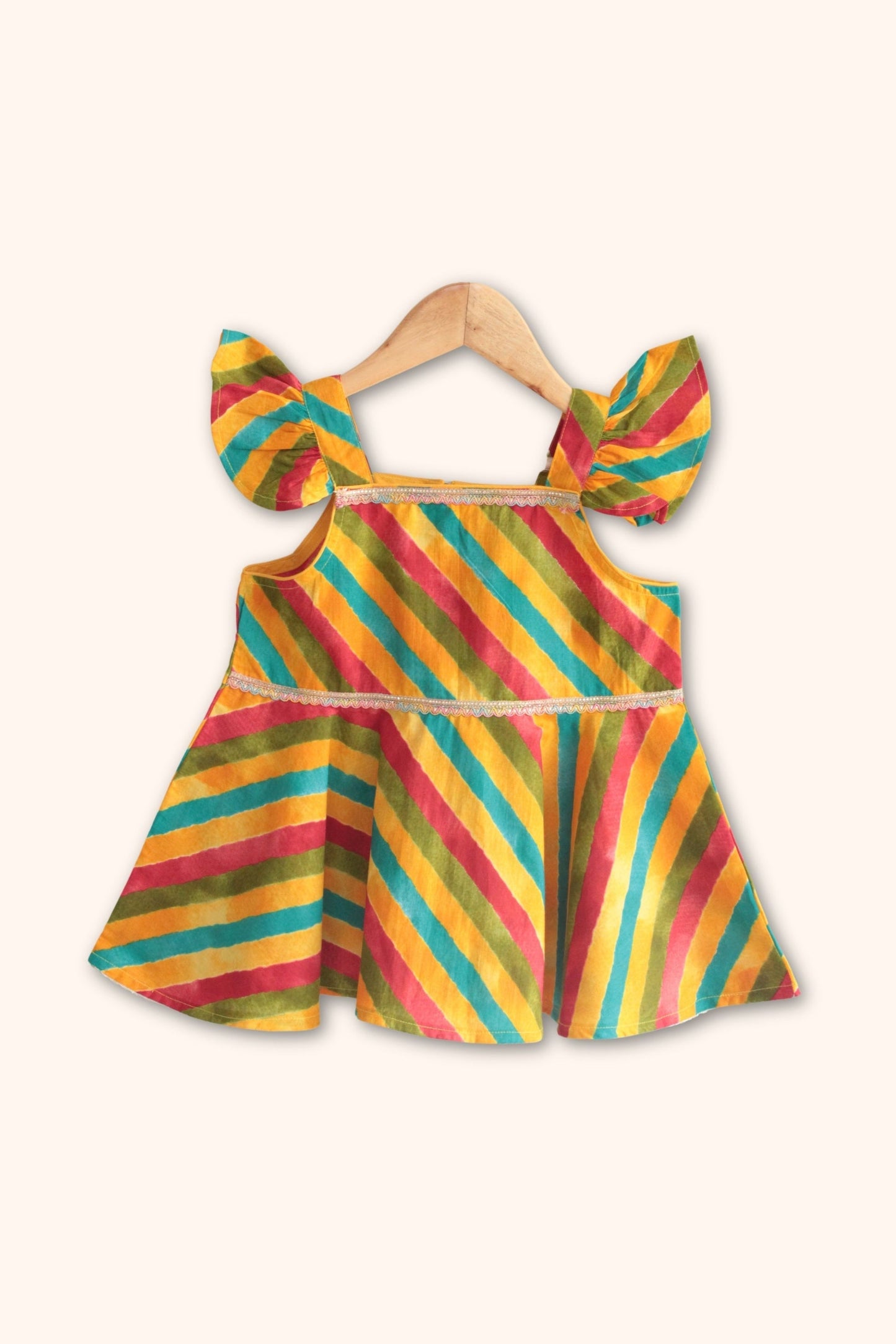 Girls' Saavan 2.0 Ethnic Outfit – Pure Cotton Kurti, Salwar & Dupatta Set