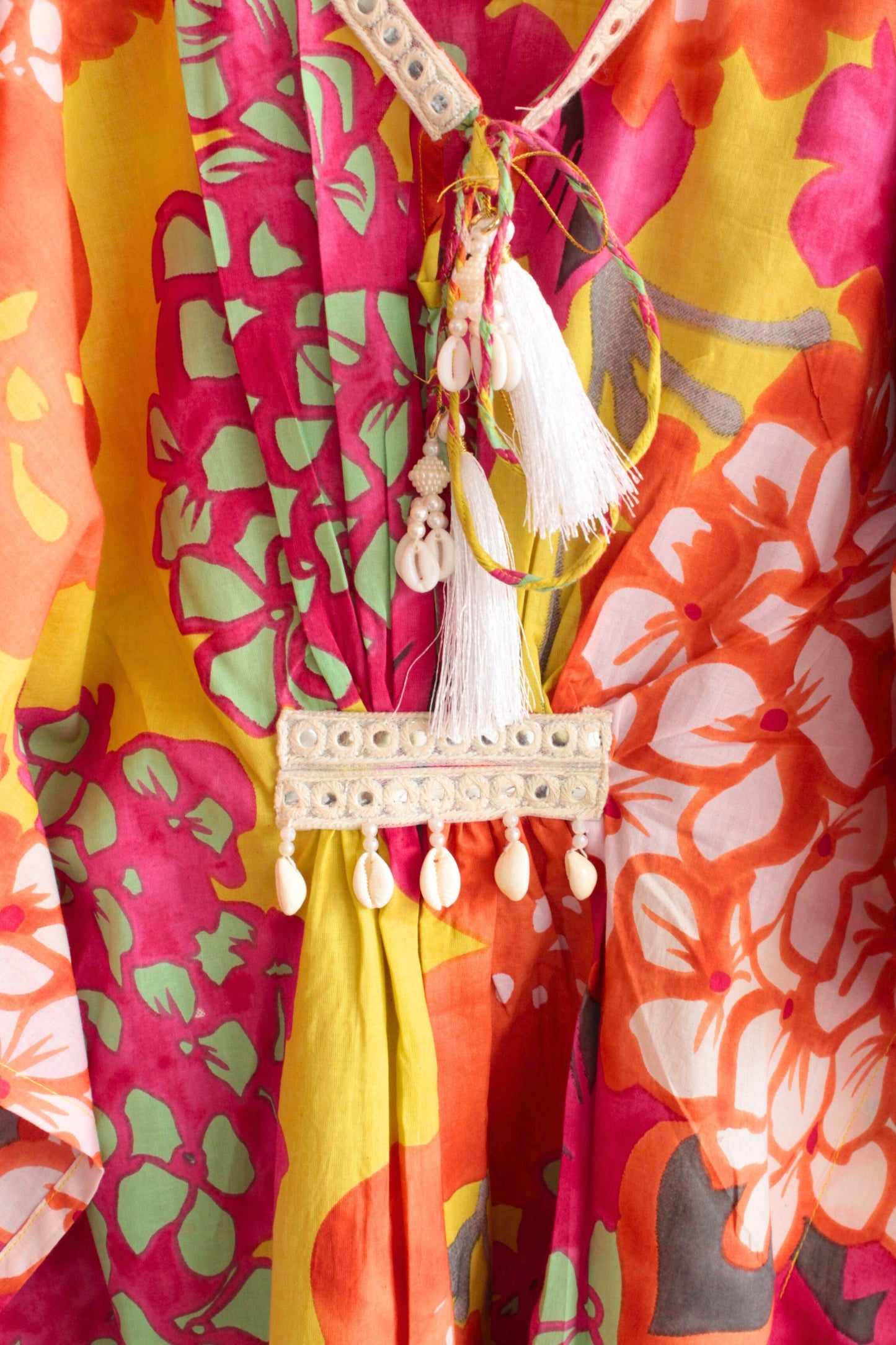Girl's Rangrez Pure Cotton Kaftan – Breezy, Comfortable & Perfect for Summer Days