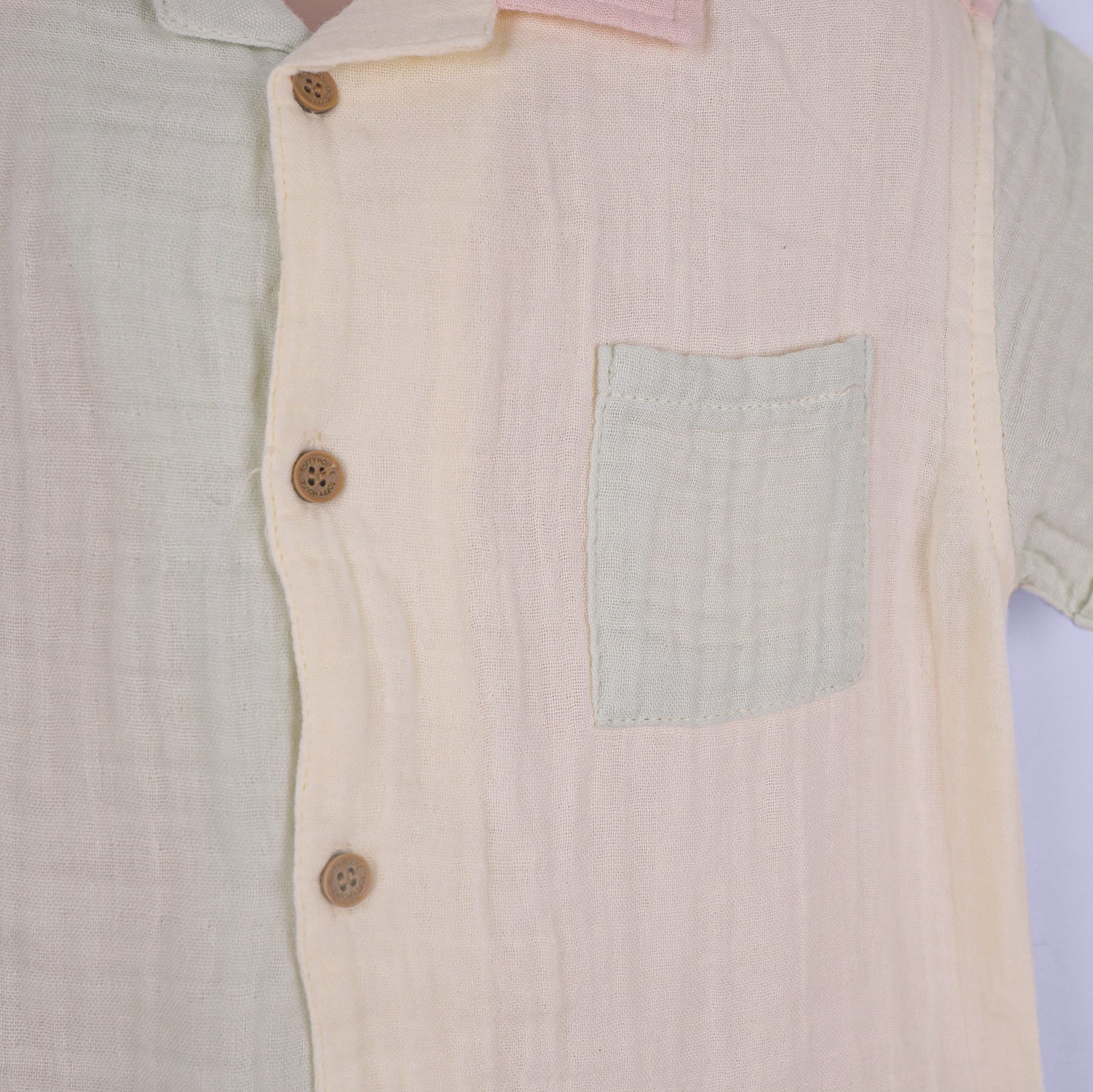 Toffyhouse Boys Cotton Shirt & Shorts Set Polo Collar Shirt with Elastic Comfort Fit Shorts