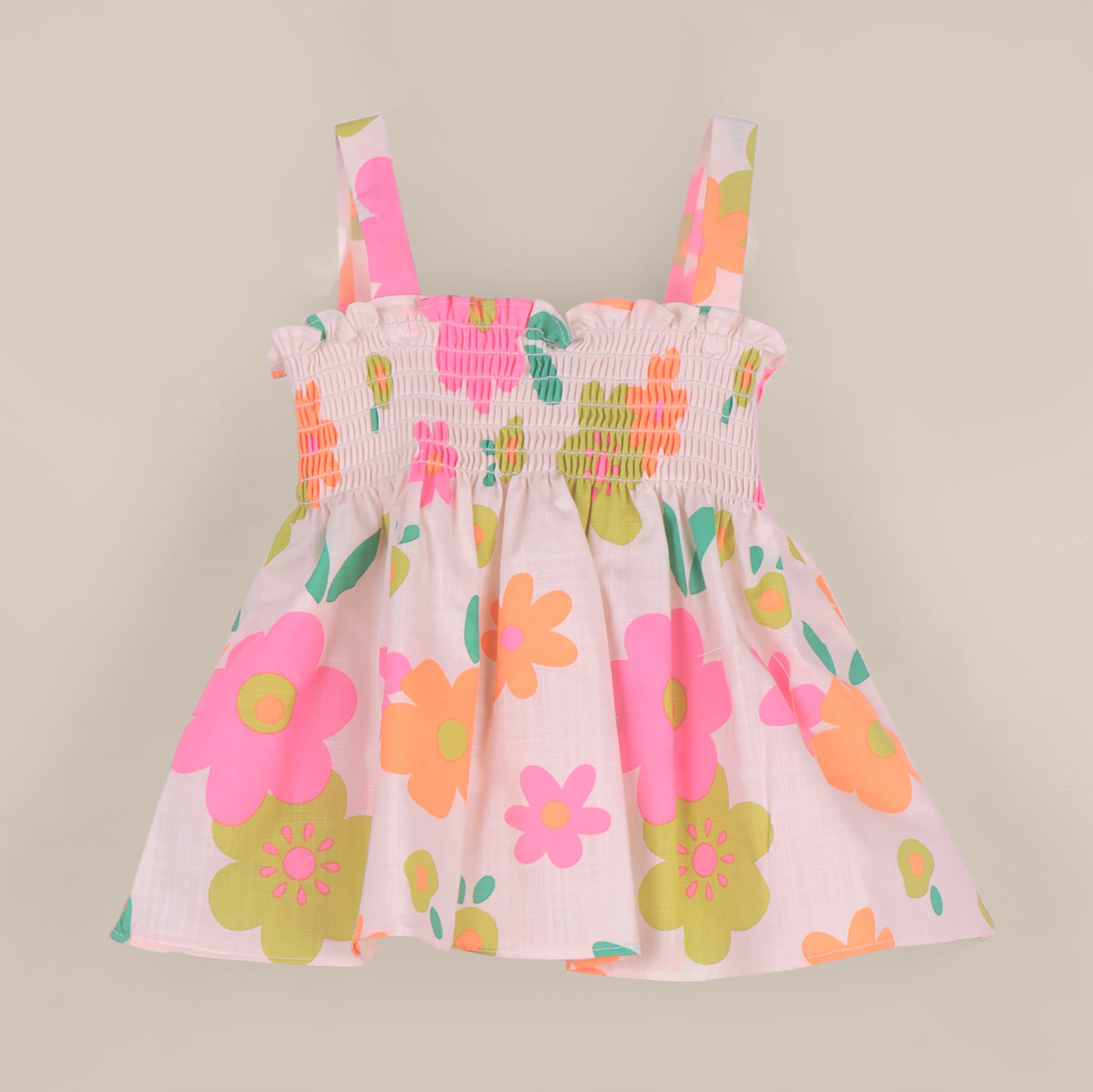 DW Girls’ Partywear Combo – Printed Cotton Top & Shorts