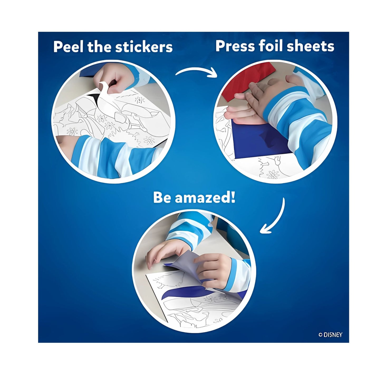 Skillmatics Foil Fun – Disney Frozen No-Mess Art Kit for Kids, DIY Craft Activity, Gift for Boys & Girls Ages 4–9, Multicolour Paper