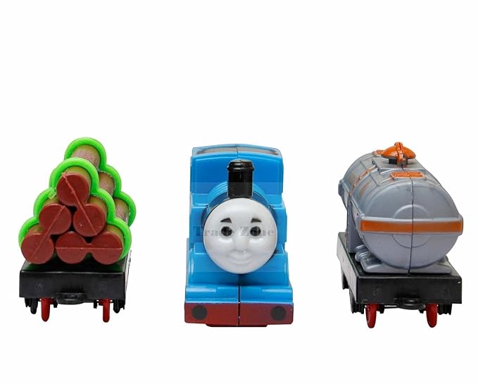 Thomas Toy Train Set Track Set with Sound and Light 11 Pcs with Coal Wagon and Tanker Educational Gift for Kids Railway Tracks for Kids 3
