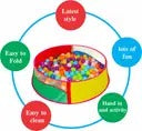 BALL POOL 64BALLS CER – Dive into Colorful Fun!