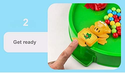 Hungry Frogs Four Player Family Game with Marbles Perfect for Kids and Easy Cleanup