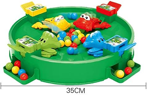 Hungry Frogs Four Player Family Game with Marbles Perfect for Kids and Easy Cleanup