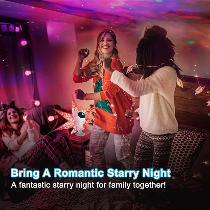 Astronaut Light Projector 360 Galaxy Star Projector with Timer & Remote Control Ideal for Bedroom Ceiling Home Decor and Parties (Corded Electric)