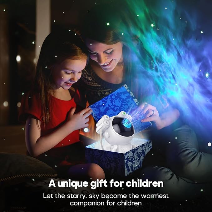 Astronaut Light Projector 360 Galaxy Star Projector with Timer & Remote Control Ideal for Bedroom Ceiling Home Decor and Parties (Corded Electric)