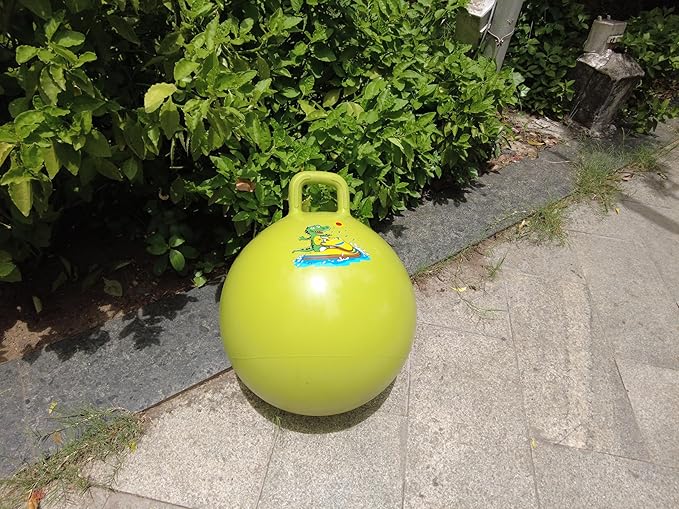 Fun Bounce Hop Ball - Inflatable Exercise Ball for Kids and Adults 55 cm