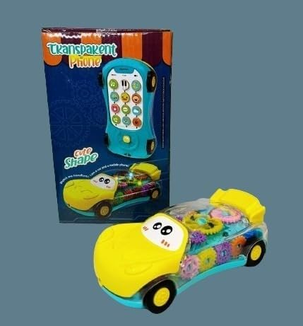 Play Phone Car Toy for Toddlers – Educational Light-Up Toy for Early Learning & Role Play | Safe BPA-Free Plastic