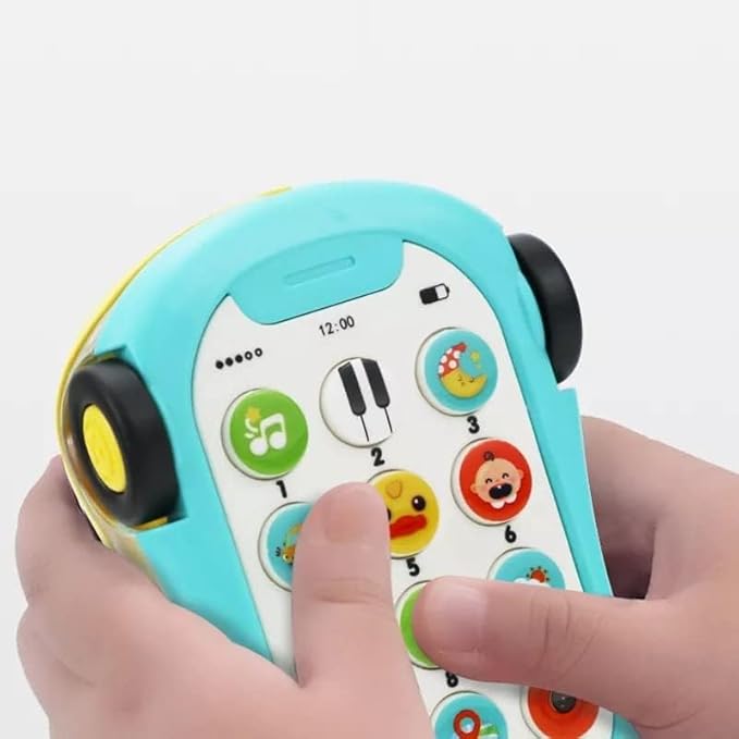 Play Phone Car Toy for Toddlers – Educational Light-Up Toy for Early Learning & Role Play | Safe BPA-Free Plastic