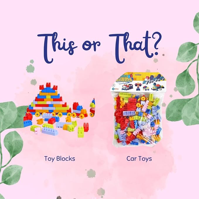 STEM Building Blocks Set for Kids – Colorful, Creative, and Safe Construction Toy for Fine Motor Skills & Imaginative Play