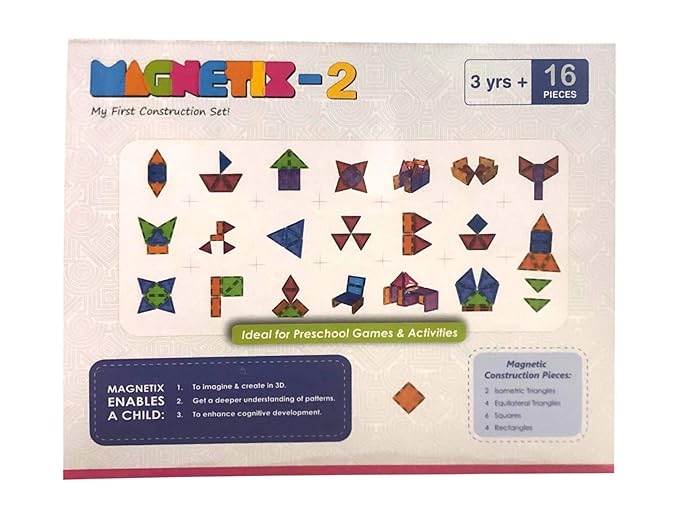 Magnetic Tiles for Creative 3D Building – Spark STEM Learning & Imaginative Play for Kids Ages 3–12