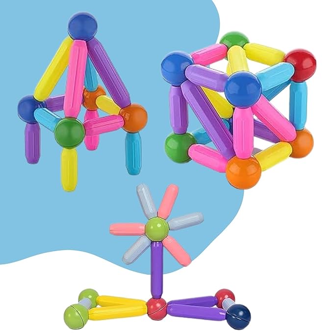 Magnetic Stick 42 Pcs Building Blocks Magnetic Toy for Kids(Magnetic Sticks and Balls)