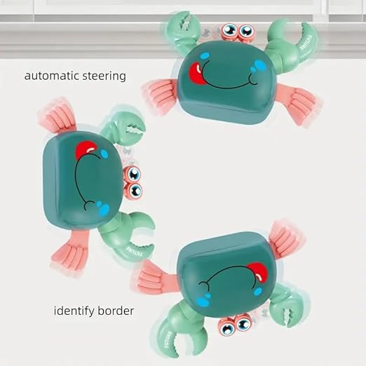 Baby Toys Crawling Crab Toy for Kids Infant Toddlers Tummy Time Dancing Musical Moving Toys for Babies Boys Girl Birthday Gift