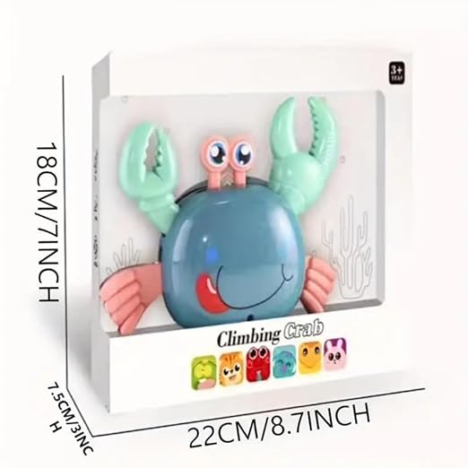 Baby Toys Crawling Crab Toy for Kids Infant Toddlers Tummy Time Dancing Musical Moving Toys for Babies Boys Girl Birthday Gift