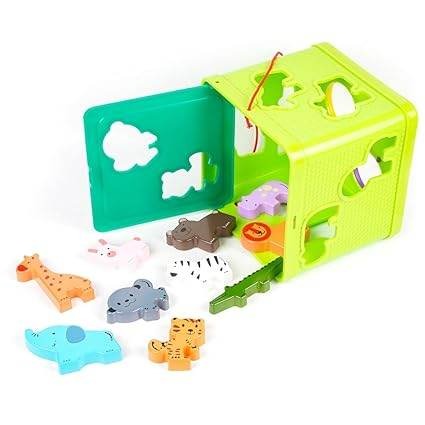 ANIMALS SHAPE SORTER WITH – Learn, Match & Play the Animal Way!