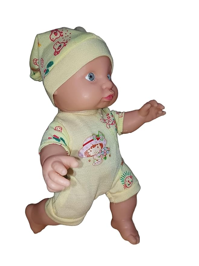 Realistic Silicone Vinyl Real Life Lifelike Baby Boy Doll in Washable Blue Clothing Ideal Gift for Kids