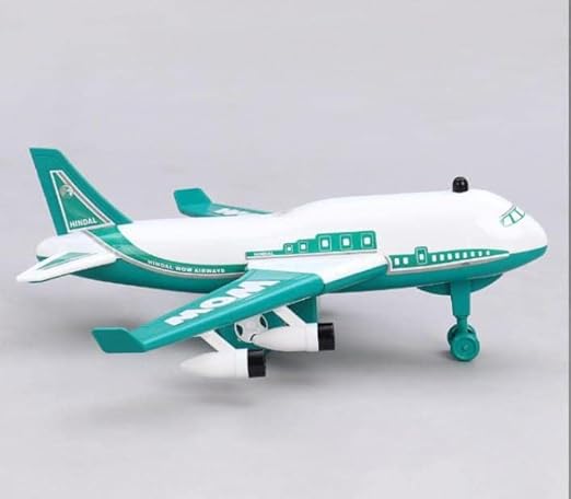Big Size Push & Go Aeroplane with Foldable Wings Big Size Aeroplan Works On Wheels Friction Toys Toys for Gifting Suitable for 2 Years Kids