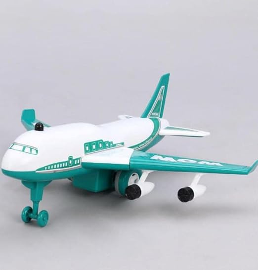 Big Size Push & Go Aeroplane with Foldable Wings Big Size Aeroplan Works On Wheels Friction Toys Toys for Gifting Suitable for 2 Years Kids