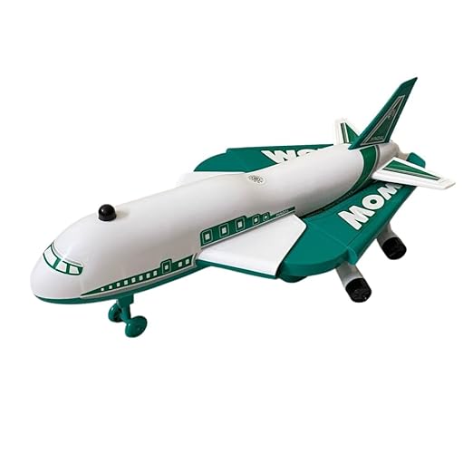 Big Size Push & Go Aeroplane with Foldable Wings Big Size Aeroplan Works On Wheels Friction Toys Toys for Gifting Suitable for 2 Years Kids