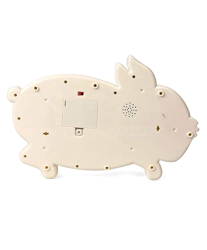 Musical Rabbit Piano Toy with Flashing Light & Sound for Kid Early Development Musical Toy