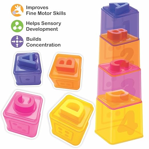Toymate Kiddy’s Play World – 6-in-1 Toddler Activity Set – Develops Reasoning & Motor Skills