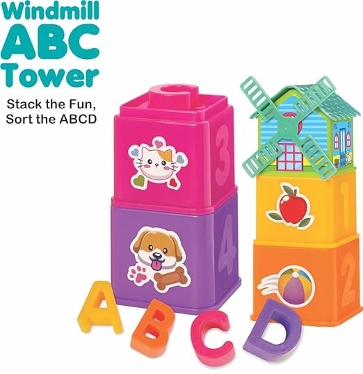 Toymate Kiddy’s Play World – 6-in-1 Toddler Activity Set – Develops Reasoning & Motor Skills