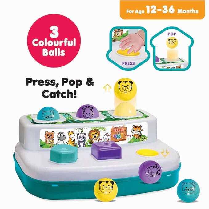 Press & Pop Interactive Learning Toy