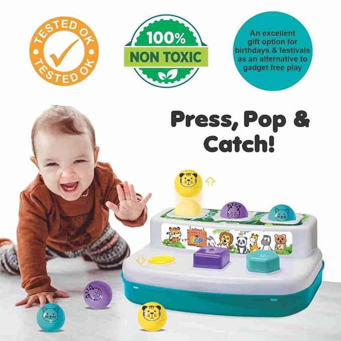 Press & Pop Interactive Learning Toy