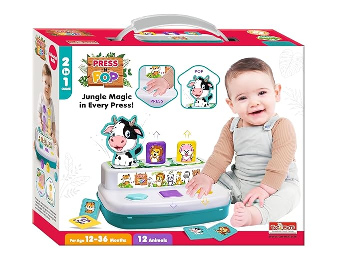 Press & Pop Interactive Learning Toy